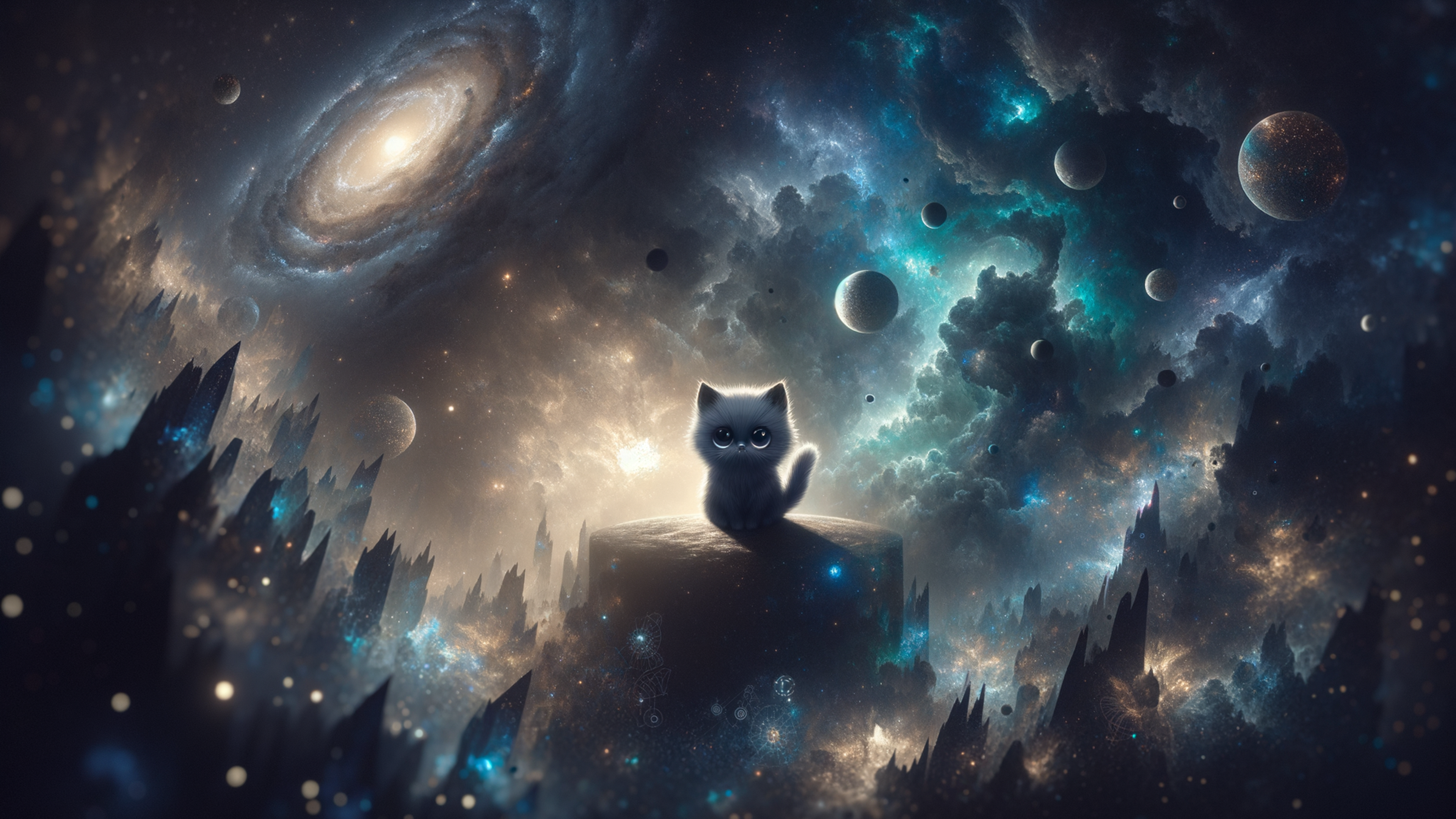 Emerging from the mist of imagination, the Dark Cute Aesthetic Wallpaper unfurls like a night of enchanted dreams, casting an ambience of gentle mystery across the digital canvas. Swirling abstracts of deep indigo and velvety midnight create a sumptuous dance of shadow and light, punctuated by whimsical motifs – perhaps a playful crescent moon or a pair of eyes gleaming with untold secrets. Delicate splashes of soft pinks and purples provide a tender contrast, evoking the delicate charm of twilight's embrace. Ideal for adorning the lock screen of your PC, it whispers of nocturnal adventures and hidden fantasies. On an Mac device, it transforms everyday browsing into an exploration of the sublime. This wallpaper, with its intricate balance of dark and cute, is perfect for those who cherish aesthetic elegance, providing an otherworldly beauty to desktop and desktop backgrounds alike, enticing viewers into a world where charm meets the enigmatic.